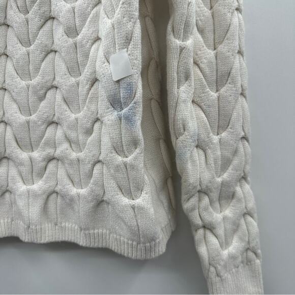 RTR Maje Marnety Button Cable Knit Long Sleeve Button Detail‎ Sweater Sz 1 (S) - Picture 8 of 16